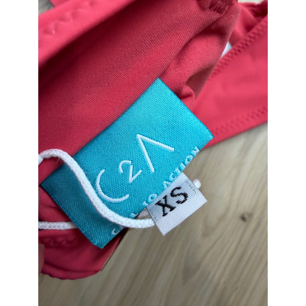 Call to Action C2A Pink Halter V-Wire Top‎ & Black High Waist Bikini Set NWT XS - Picture 7 of 10